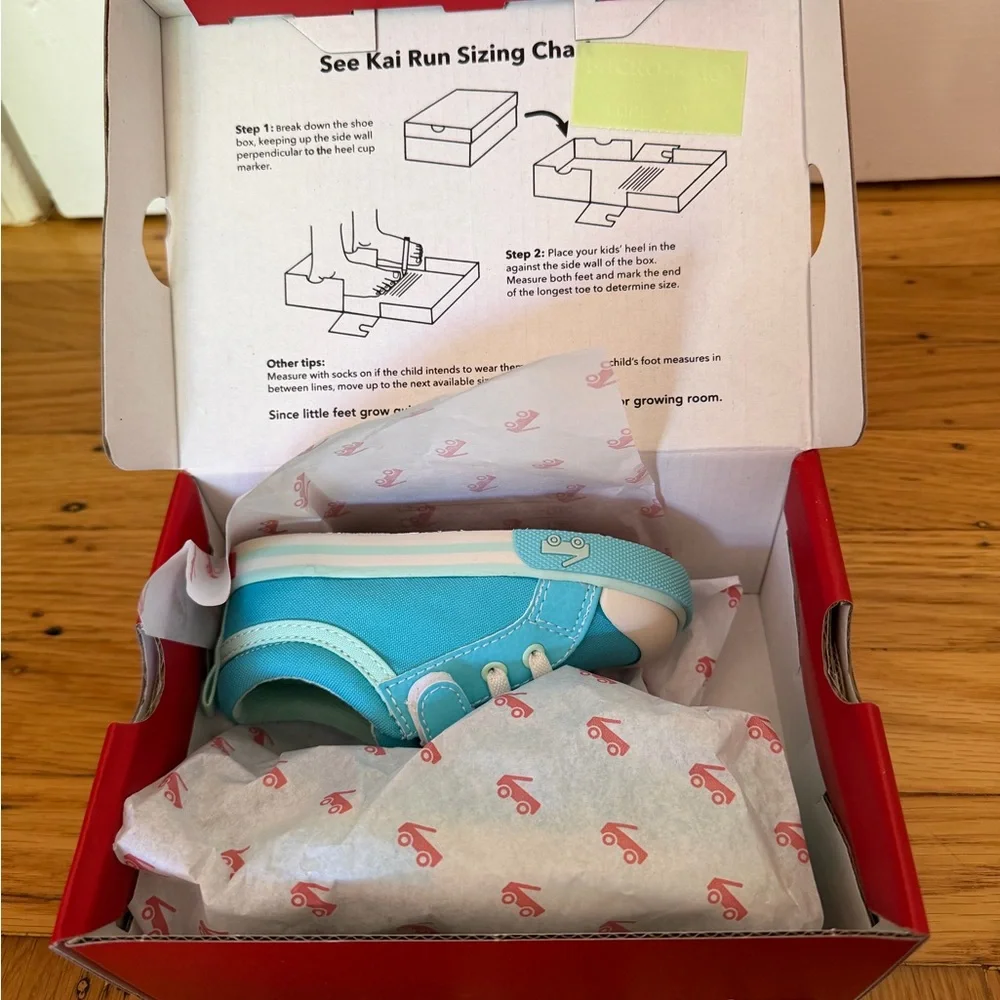 See Kai Run Kristin Toddler Sneakers Turquoise Canvas